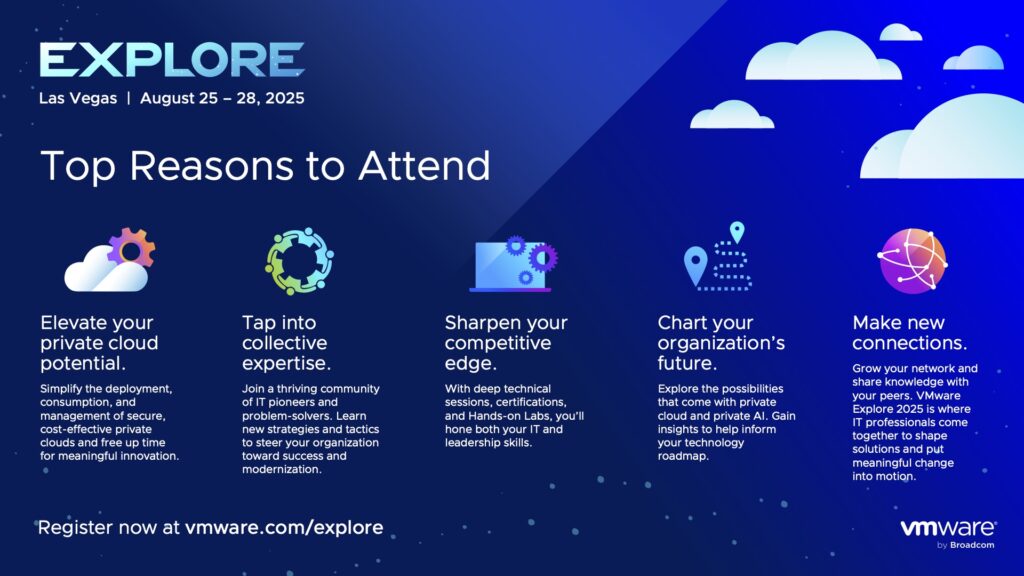 Top Reasons to attend Explore
